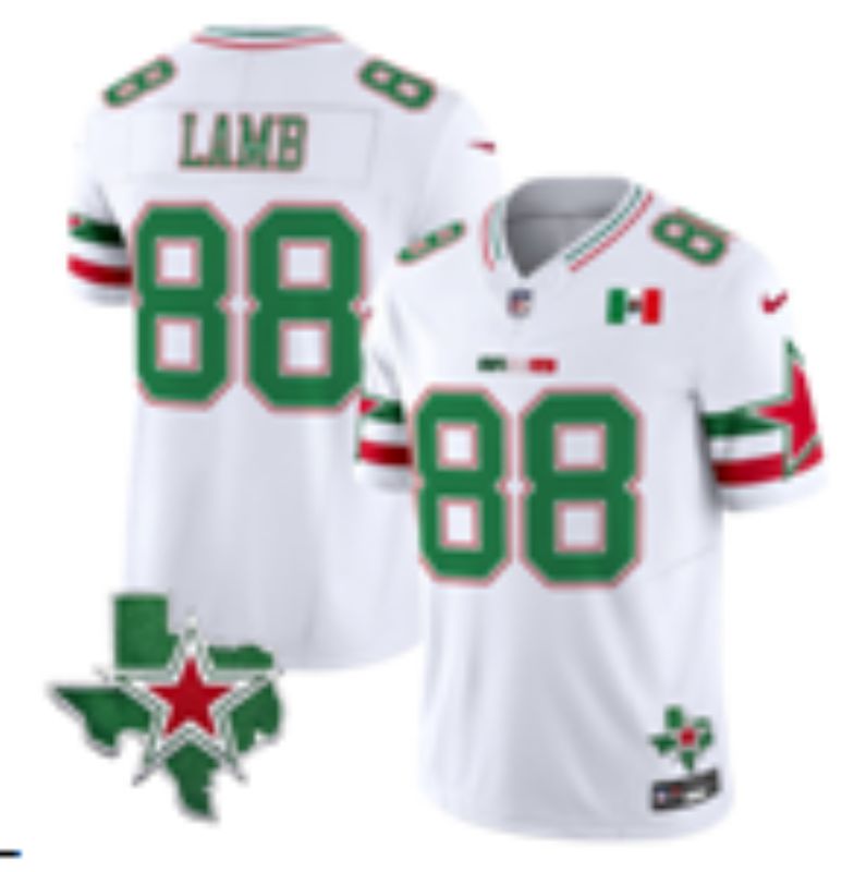 Men 2026 Dallas Cowboys #88 Lamb White 3th generations Nike Limited NFL Jersey style 04->dallas cowboys->NFL Jersey